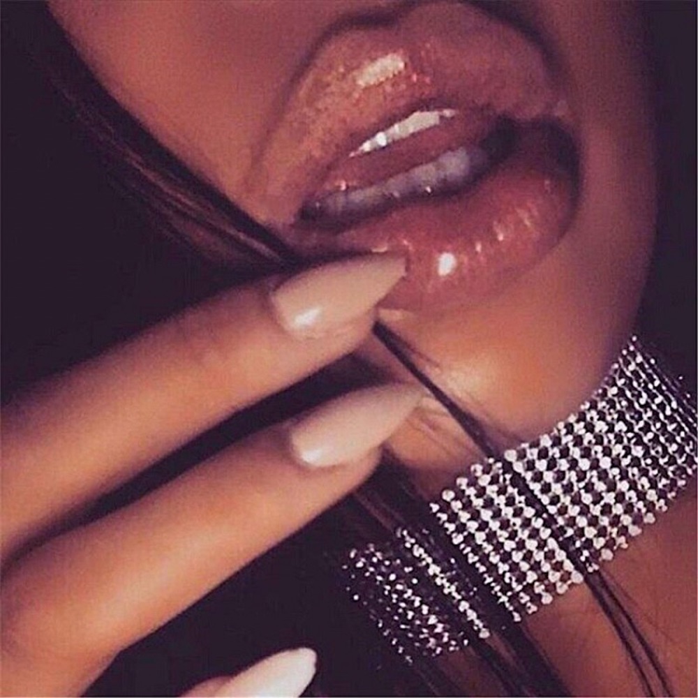 ⚜️𝟯𝟬%𝗢𝗙𝗙 𝗯𝘂𝗻𝗱𝗹𝗲𝘀 𝟯+⚜️ NEW Wide Glamorous Rhinestone Choker - Picture 7 of 15